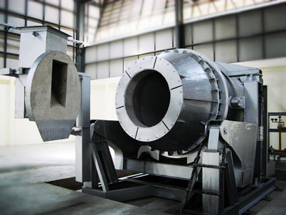 AL Melting Rotary furnace 5 Tons